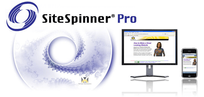 Phần mềm thiết kế website SiteSpinner
