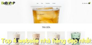 Top 4 website nhà hàng đẹp nhất