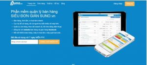 Phần mềm quản lý bán hàng do công ty Suno cung cấp.