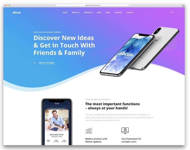 Top 10 mẫu website giới thiệu app điện thoại – phần mềm nổi bật trong năm 2019