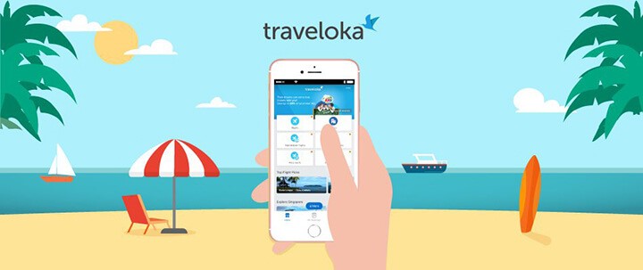 Ứng dụng đặt phòng traveloka