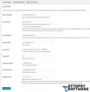 Cài đặt WP SMTP