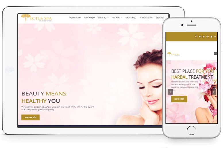 web spa tương thích điện thoại