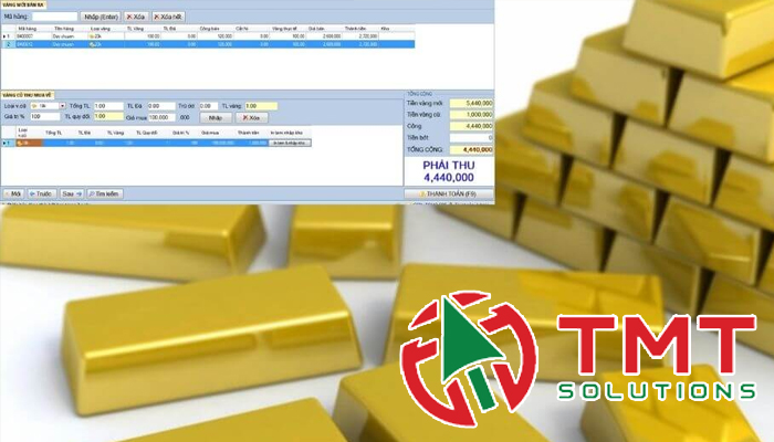 Giải pháp quản lý tiệm vàng bạc của TMT Solutions