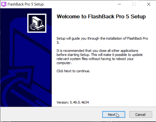 Hướng dẫn tải FlashBack Pro