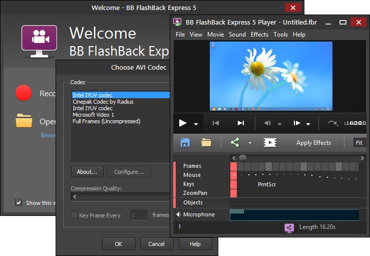 Yêu cầu cấu hình khi tải FlashBack Express