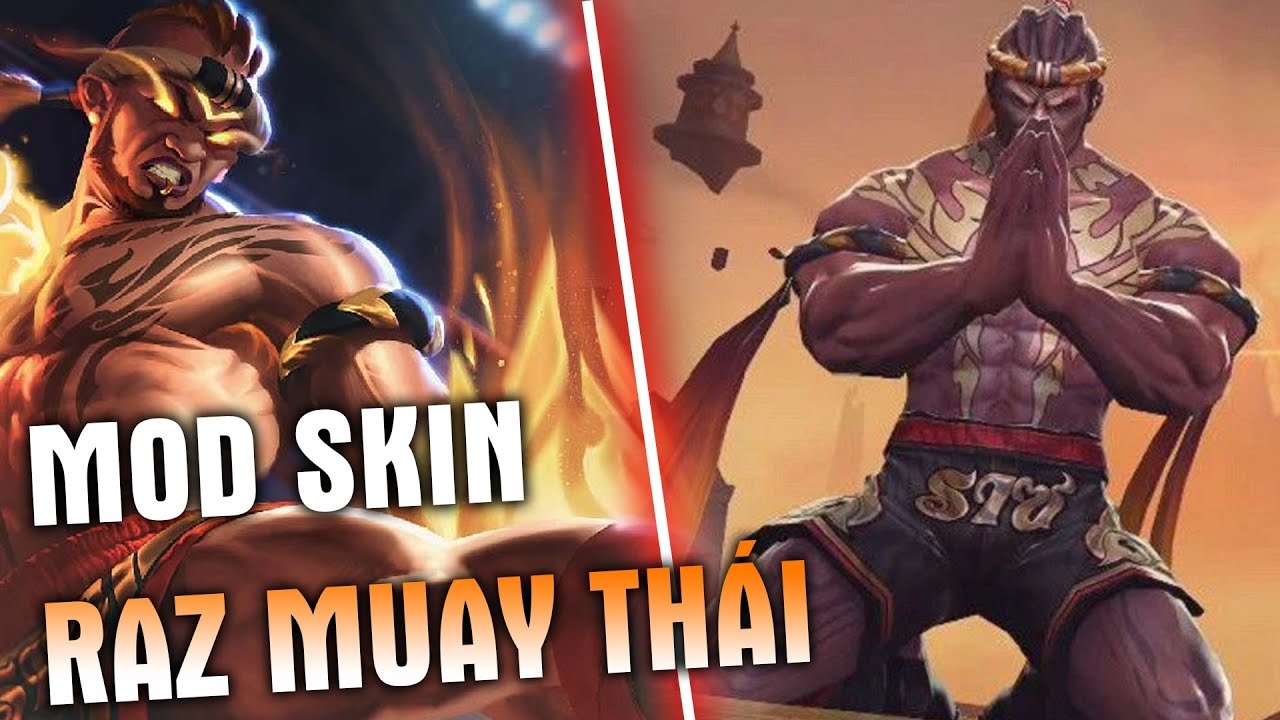 Tải mod skin raz muay thai miễn phí