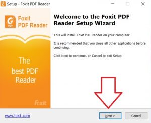 chọn Next để tiếp tục