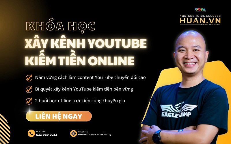khóa học youtube 